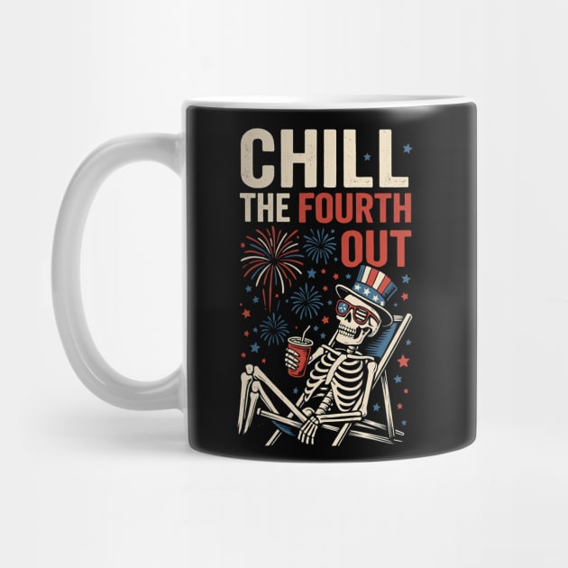 Chill The Fourth Out – Patriotic Skeleton Funny 4th of July by ArtistTee ⭐⭐⭐⭐⭐
